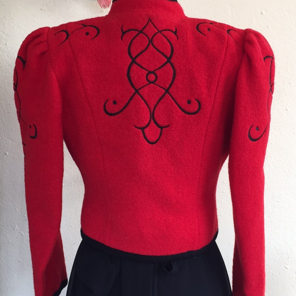 Red Wool Jacket - image 6